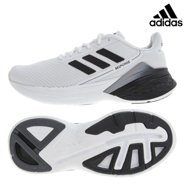 零碼出清~ADIDAS RESPONSE SR 慢跑鞋-白/黑FX3626 現貨| 露天拍賣