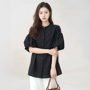 [헬리꽁땡]벨라퍼프소매블라우스2종