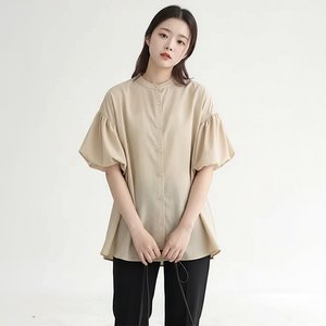 [헬리꽁땡]벨라퍼프소매블라우스2종
