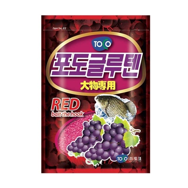 토코 포도 글루텐 떡밥 어분 집어제 민물 낚시 붕어