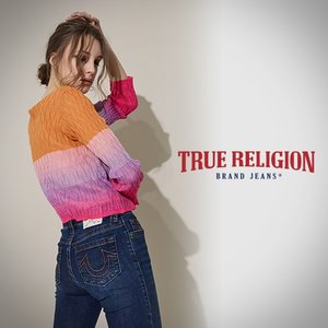 트루릴리전 23SS 봄 코튼 데님 팬츠 2종, 여성 (세미플레어핏)