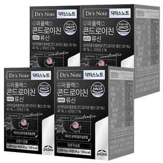 팔레오 닥터스노트 콘드로이친 plus 류신 4박스 4개월분