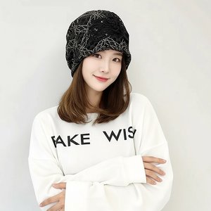 [플로레센스]스팽글 이중직 패션 비니 2종 