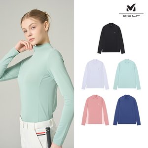 [프리미엄] 밀레골프 26SS 최신상! 에어 쿨 메시 긴팔 셔츠 5종 세트, 여성