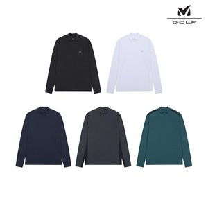 [프리미엄] 밀레골프 26SS 최신상! 에어 쿨 메시 긴팔 셔츠 5종 세트, 남성