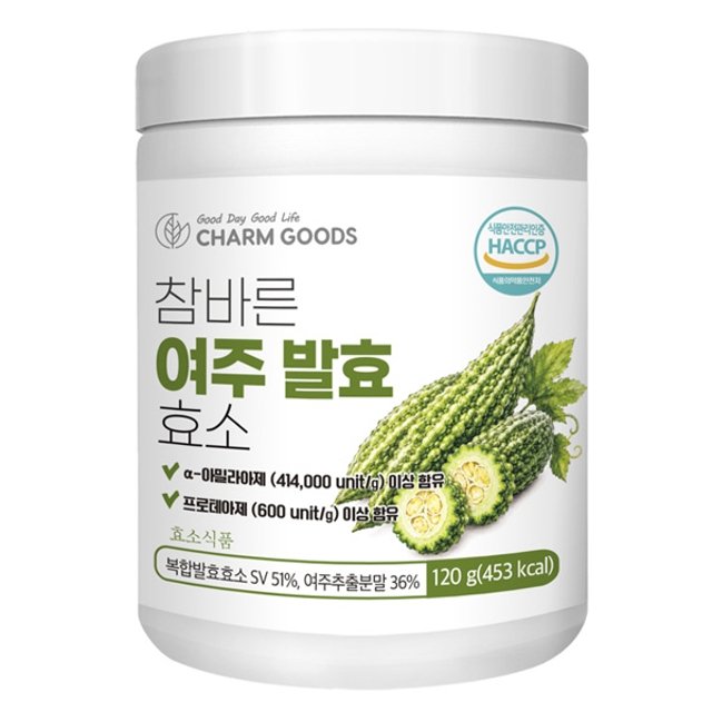 참바른 여주 발효 효소 120g 1통