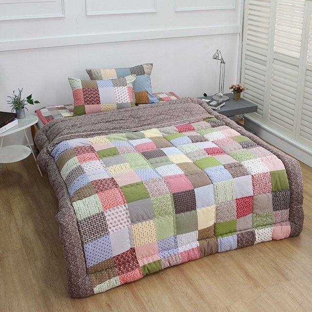 보네브 미로 패치워크 차렵이불세트 K