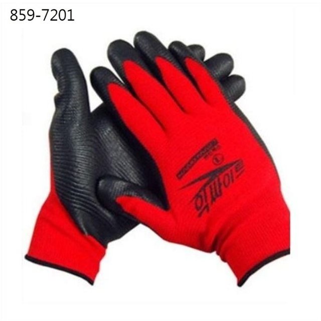 코레카 NBR폼코팅장갑 익싸이트2L 859-7201 (10개) (W58035F)