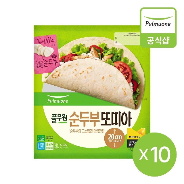 풀무원 순두부또띠아(225g) x 10개