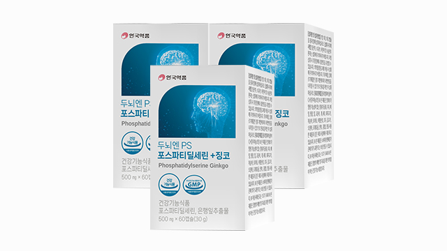 안국약품 두뇌엔PS 포스파티딜세린+징코 3개월분