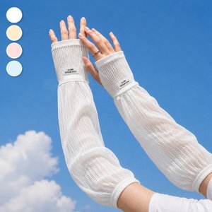 [5개세트] 샤르르 플리츠 햇빛차단 팔토시 골프 운전 여유핏 쿨토시 (총 5세트/10P)_