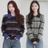 [플로레센스]프렌치스트라이프니트가디건2종