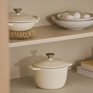 프렘 무쇠냄비 라이트베이지 2종세트 (16cm미니웍+16cm라이스팟)