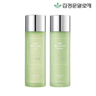 [김정문알로에] 큐어 카밍 토너+카밍 에멀젼