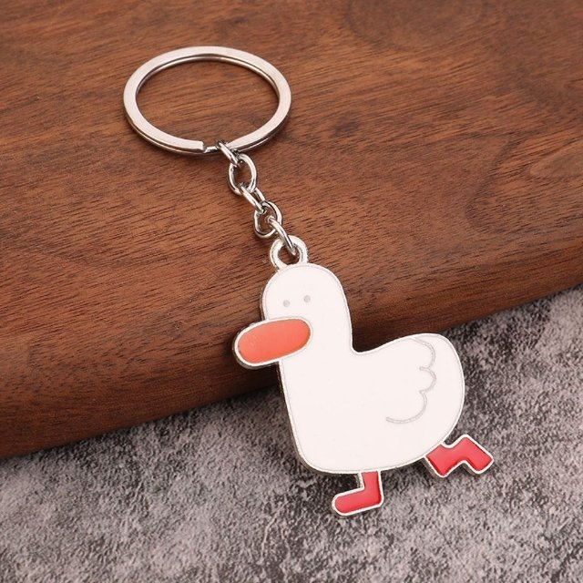 행운 부적 귀여운 오리 키링 키홀더 열쇠고리 (WFGL3TJ)