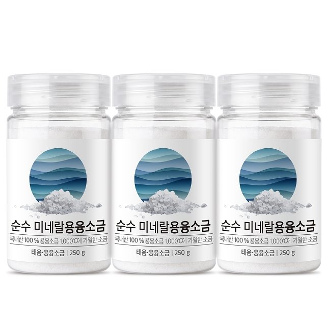 데일리온 순수 미네랄 용융소금 250g x 3병