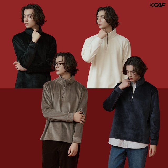 르까프 25FW 초특가! 포그니티 집업 티셔츠 4종, 남성