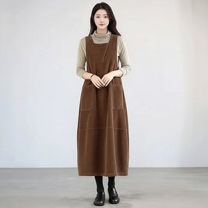 [플로레센스]코듀로이레이어드포켓원피스(색상선택)