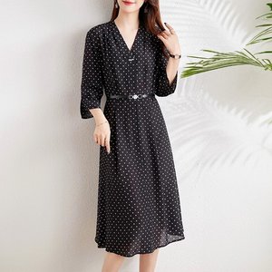 [헬리꽁땡] 잔도트 브이넥 쉬폰 원피스+벨트