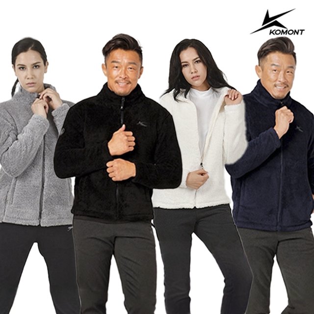 [코몽트] 남녀공용  쉘파 하이넥 후리스 자켓 4종 (택1)
