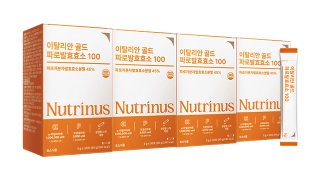 뉴트리너스 이탈리안 골드 파로 발효 효소 100 (3g x 30포) 4박스