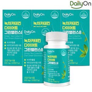 데일리온 녹차 카테킨 다이어트 그린밸런스8 120정 x 4박스 (8개월분)