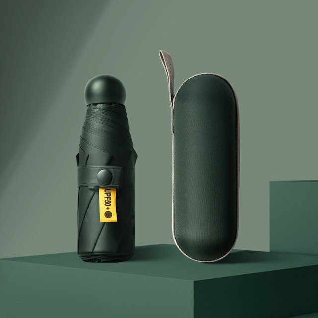 [1+1] 초경량 자외선차단 미니 우산/양산+보관케이스 포함