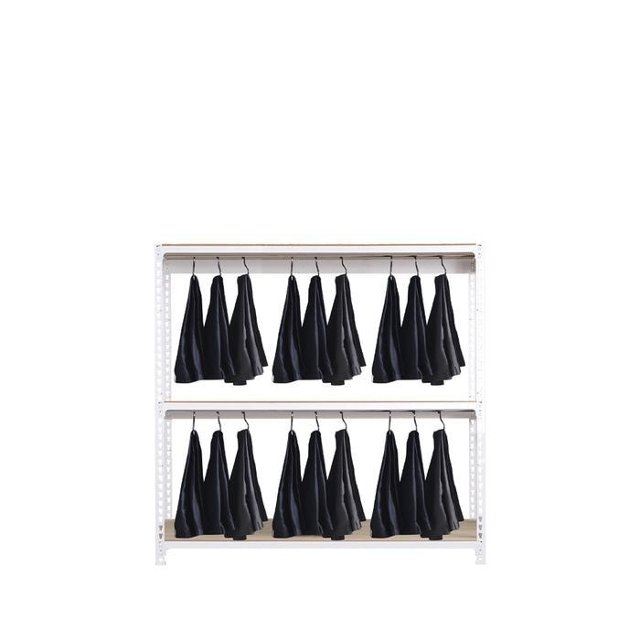 스피드랙 DIY 조립식 시스템행거 드레스룸 옷걸이행거 3단 행거봉2 1000 x 600 x 1200