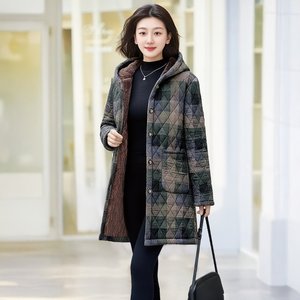 [알트베니] 블론 퍼 퀼팅 코트