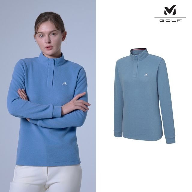 밀레골프 파격특가! 기모 하프 집업 셔츠 3종, 여성