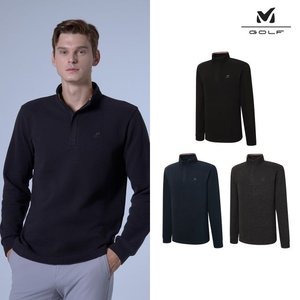 밀레골프 파격특가! 기모 하프 집업 셔츠 3종, 남성