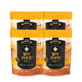 팔레오 발아 카무트 브랜드 호라산밀 280g 4팩
