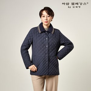 26FW 마담엘레강스 아벨 니트카라 퀼팅 자켓