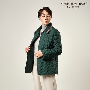 26FW 마담엘레강스 아벨 니트카라 퀼팅 자켓