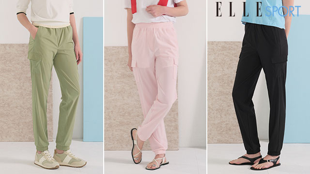 25SS ELLE SPORT 여성 아이스 조거팬츠 3종
