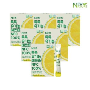 [뉴네이처]톡톡 유기농 레몬즙 NFC100 6박스(84포)