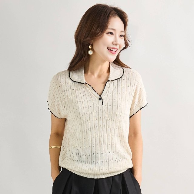 [엘드마마] 폼니아 니트 티셔츠 2종