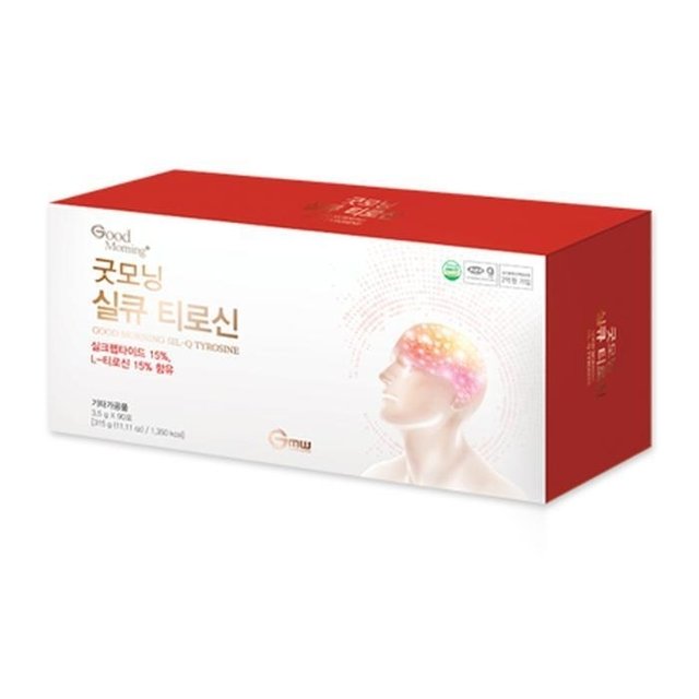 굿모닝월드 아미노산 현대인 활력 실큐 티로신 3.5g 90포