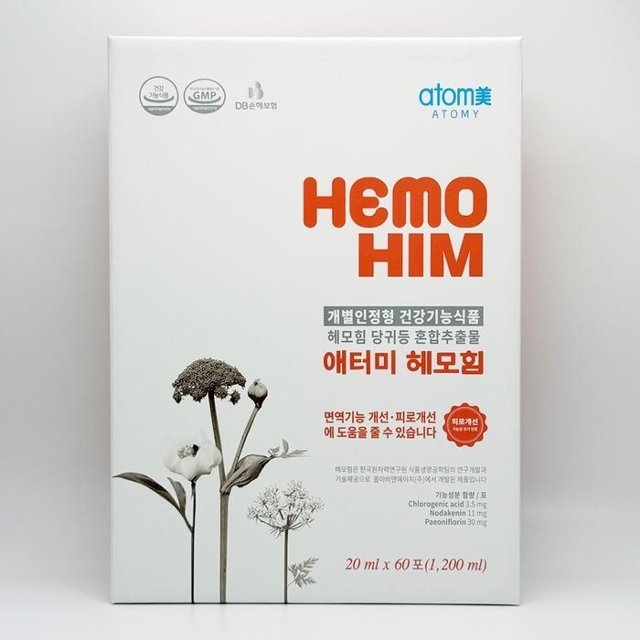 애터미 헤모힘 60포 X 4박스 당귀혼합추출물