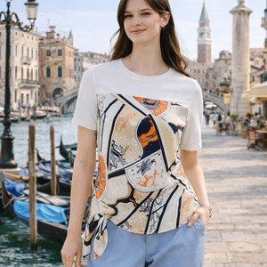 올리브그린 A35 24SS 아트웍티셔츠 블라우스 4종