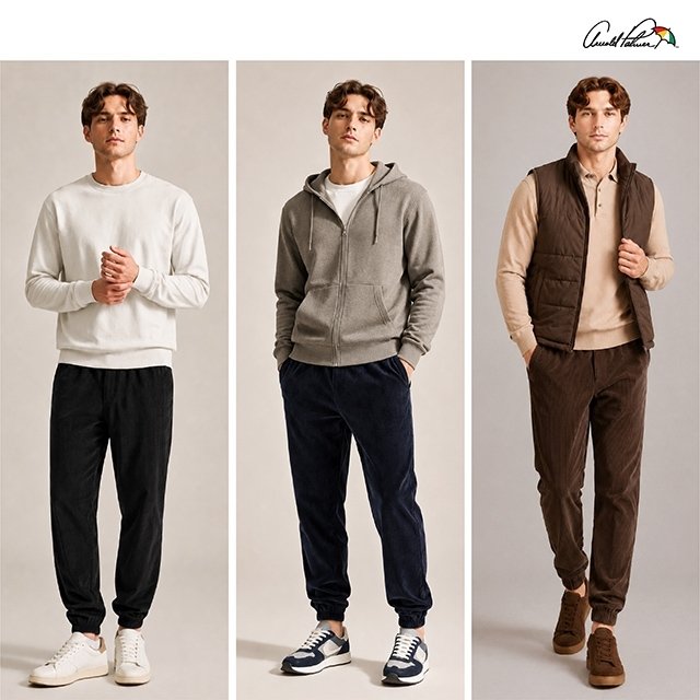 아놀드파마 남성 코듀로이 조거팬츠 3종