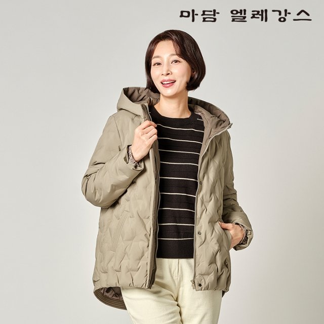 [시즌오프] 마담엘레강스 포테니아 구스다운 점퍼