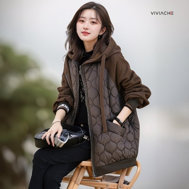 비비아체 체코 패딩 후드코트(색상선택)