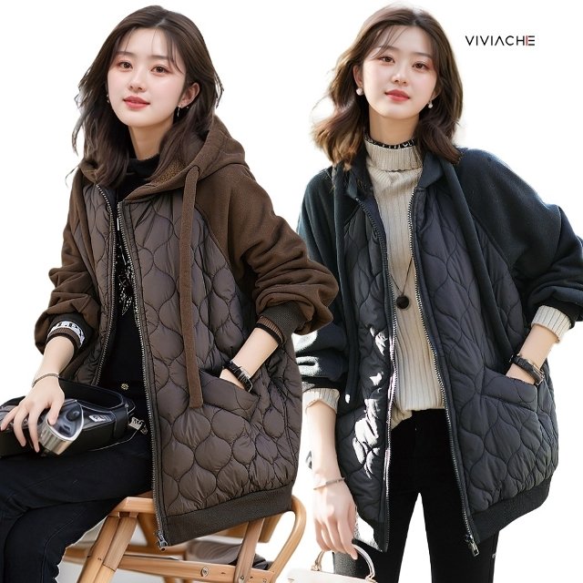 비비아체 체코 패딩 후드코트(색상선택)