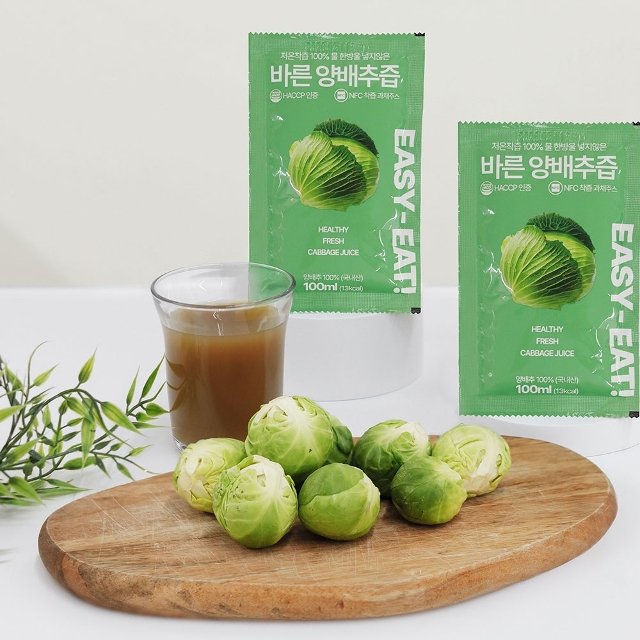 김재식박사의 저온착즙 더 진한 양배추즙 100ml 30팩 x 2박스(총60팩)