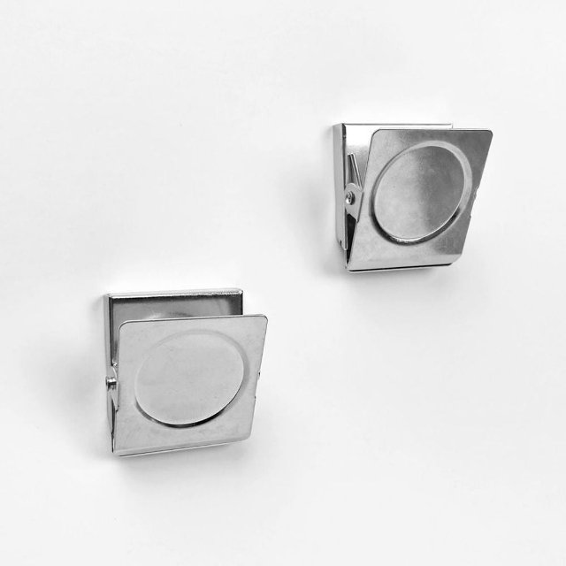 고품질 강력 자석 문구용 메모 홀더 클립 30mm 더블클립 서류집게 (WFK5ZNL)