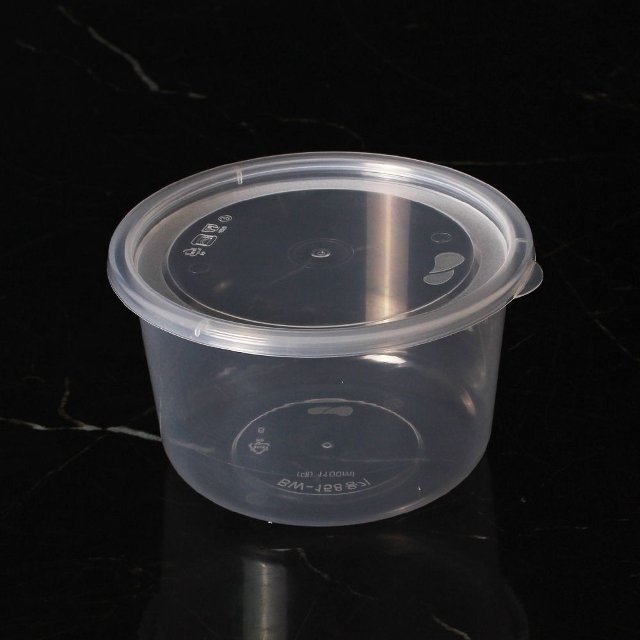 사출 삼계탕용기 BW 158파이 대 투명 300세트 포장 (WF4BDF2)