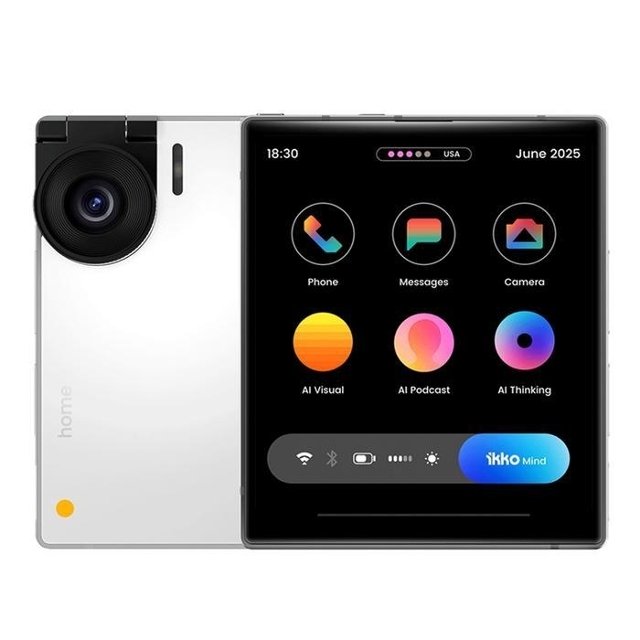 iKKO 잇코 마인드원 K Pro 256GB 자급제 펄화이트 AI폰 180도 플립카메라