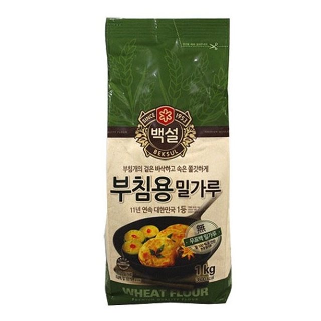 [새벽시장][우리가락]CJ 백설 부침용밀가루 1kg