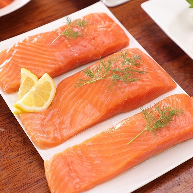 [방송에서만 1팩 더!!] 사조 연어회 200g x 4팩+ 200g x 1팩(총 5팩)+ 해동지5장+설명서1장 